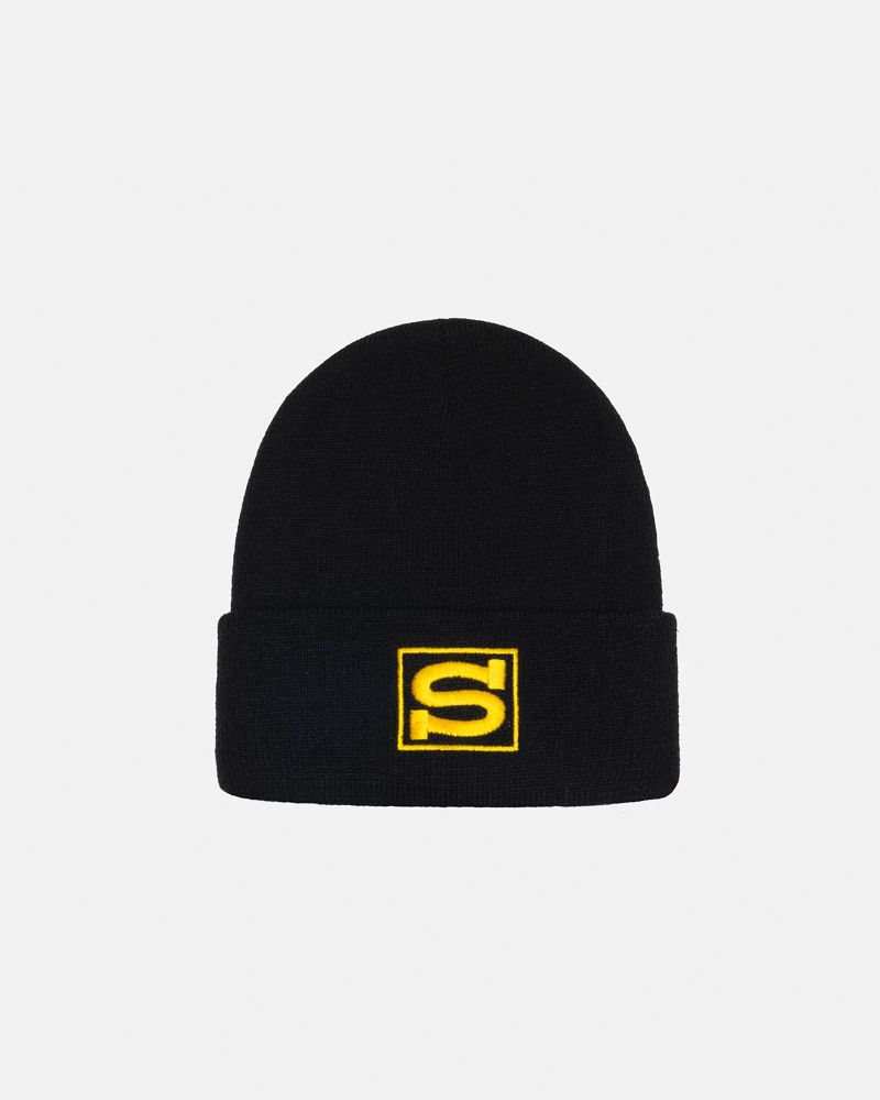 STUSSY CUFF BEANIE S SPORT Noir | STUSSY-56025