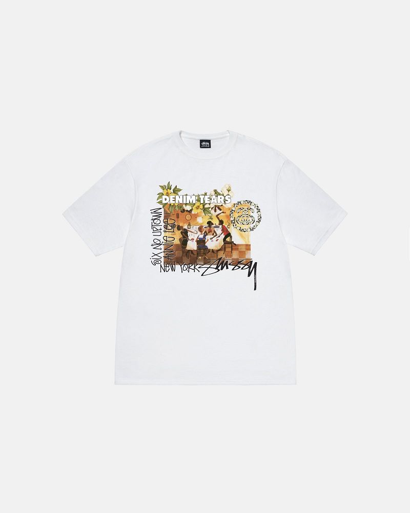 STUSSY DENIM TEARS ANNIE LEE TEE Blanche | STUSSY-56296