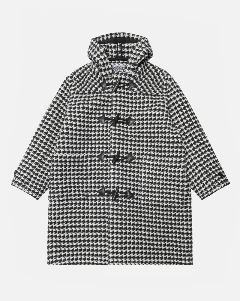 STUSSY DENIM TEARS DUFFLE COAT Noir | STUSSY-56341