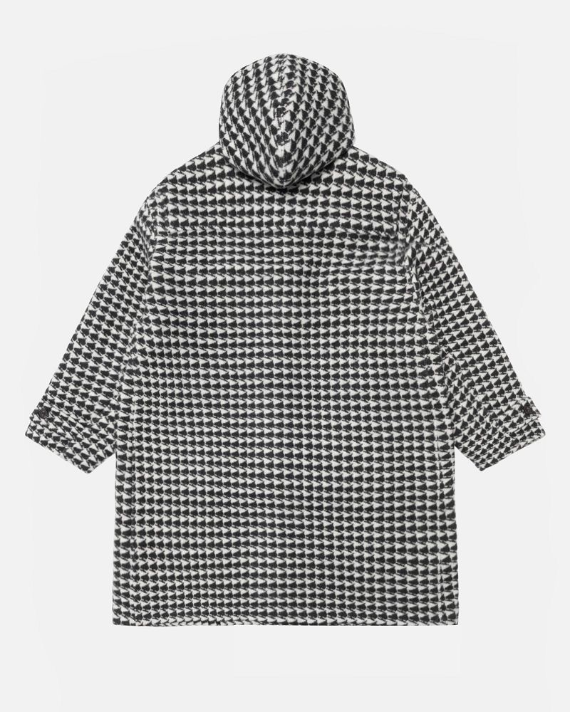 STUSSY DENIM TEARS DUFFLE COAT Noir | STUSSY-56341