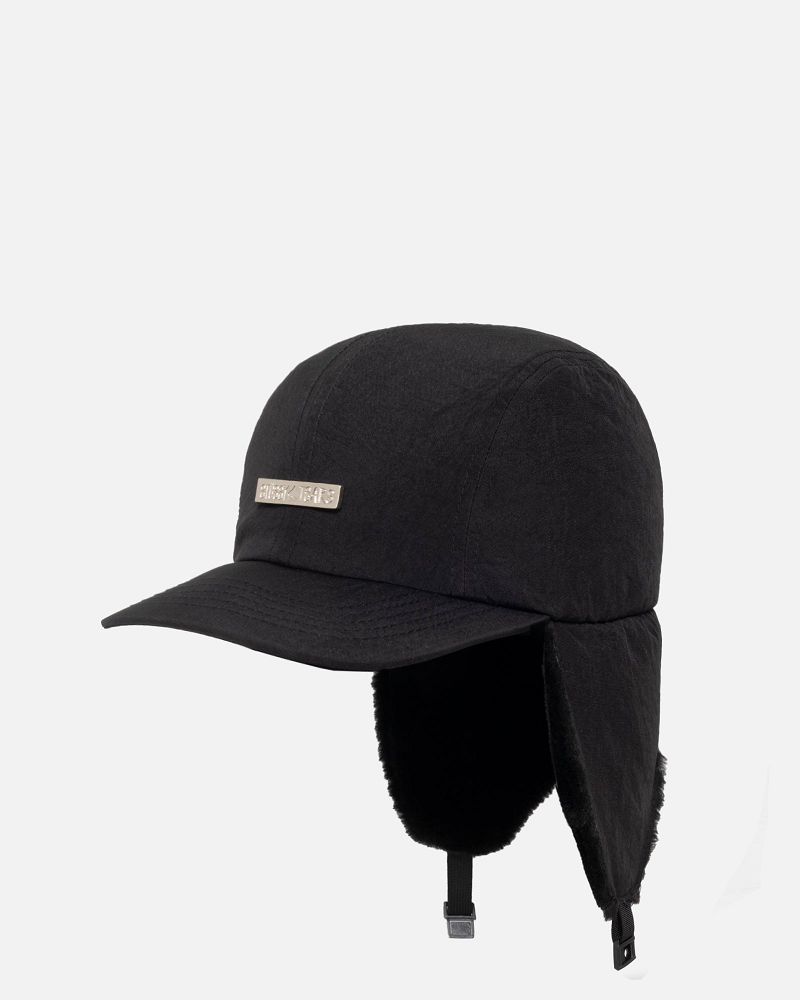 STUSSY DENIM TEARS EARFLAP CAP Noir | STUSSY-55952