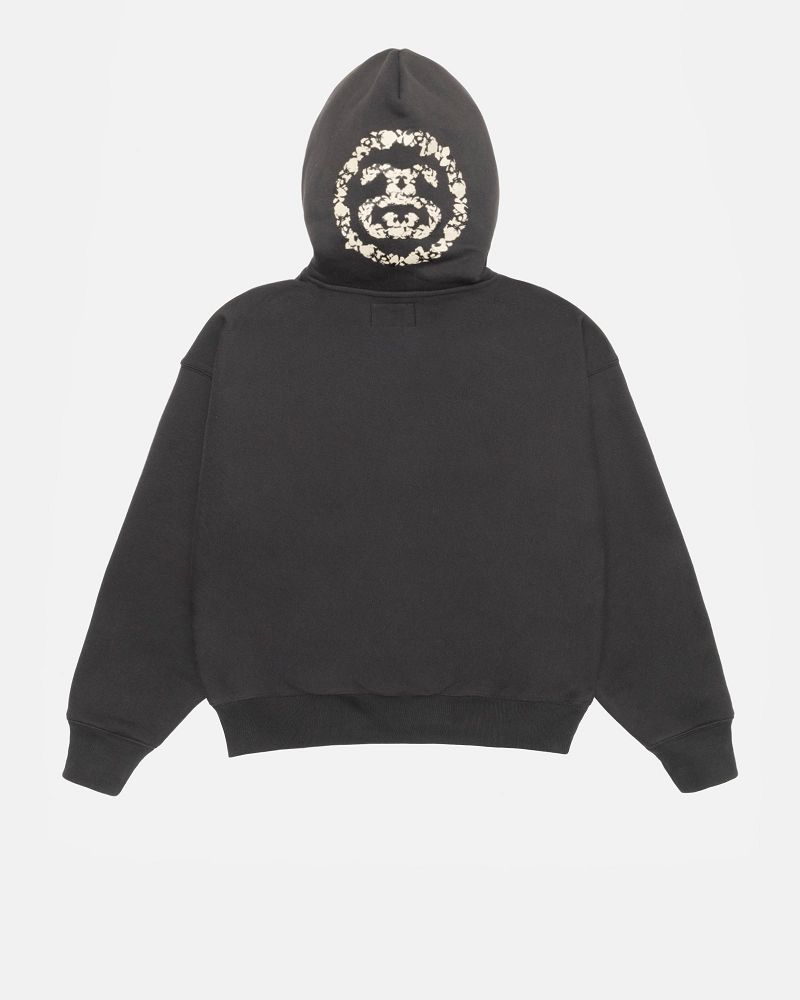 STUSSY DENIM TEARS GRAPHIC HOODIE Noir | STUSSY-56229