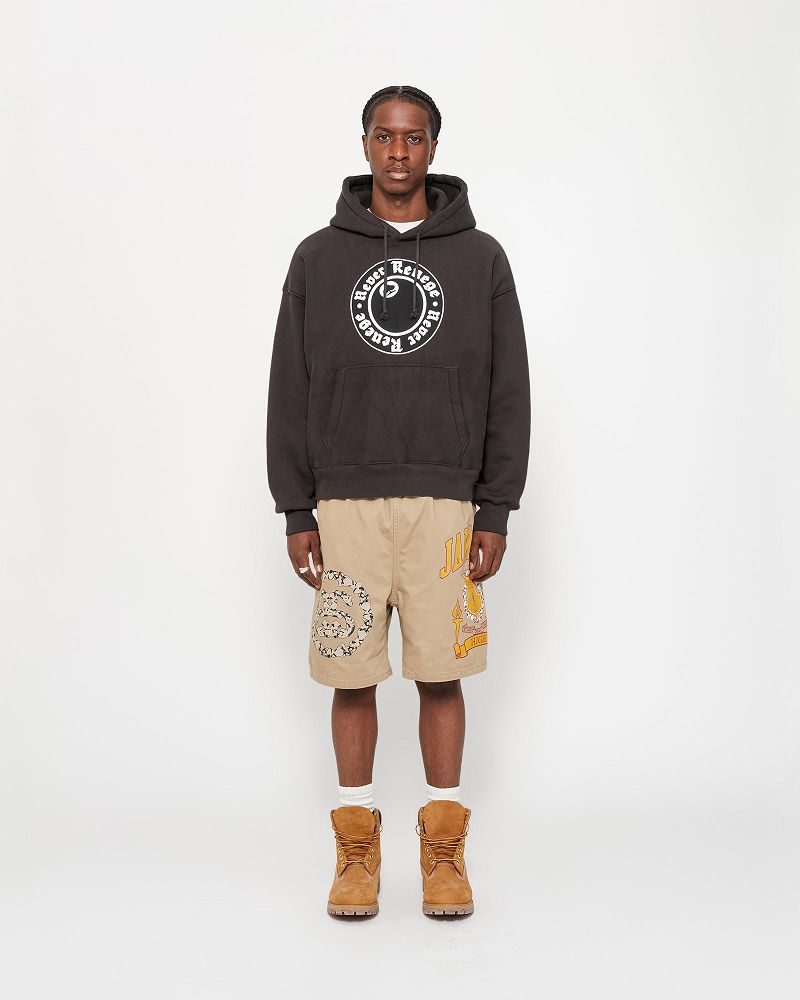 STUSSY DENIM TEARS GRAPHIC HOODIE Noir | STUSSY-56229