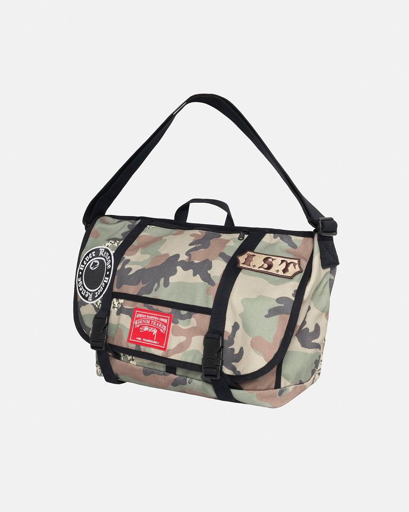 STUSSY DENIM TEARS MESSENGER BAG Camouflage | STUSSY-55884