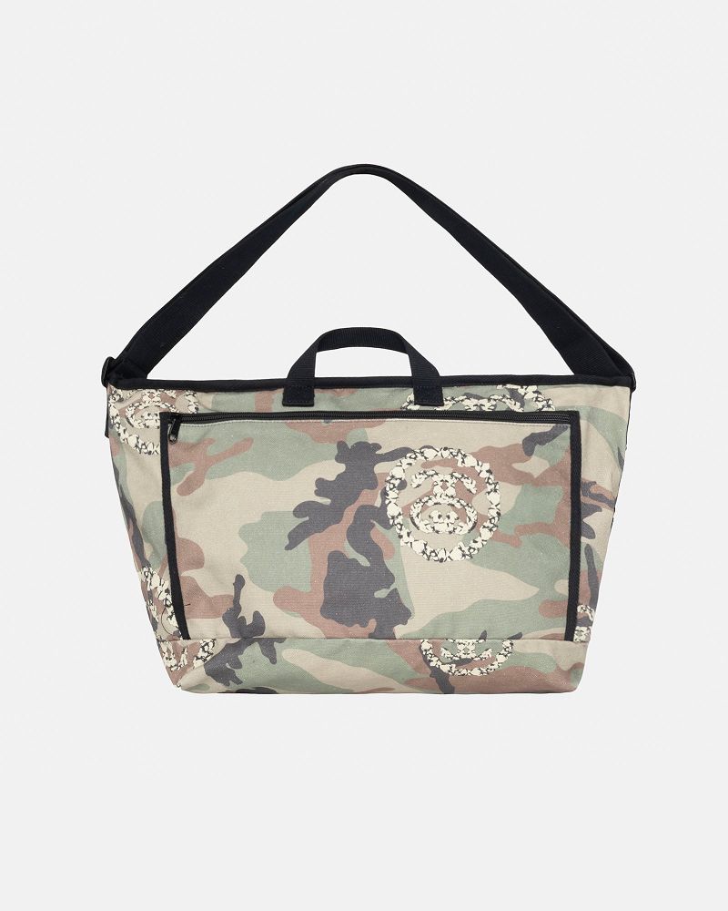 STUSSY DENIM TEARS MESSENGER BAG Camouflage | STUSSY-55884