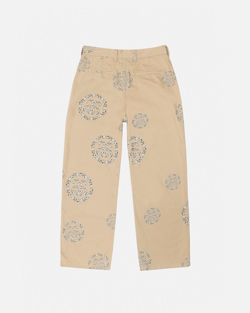 STUSSY DENIM TEARS SS WREATH CHINO Kaki | STUSSY-56073
