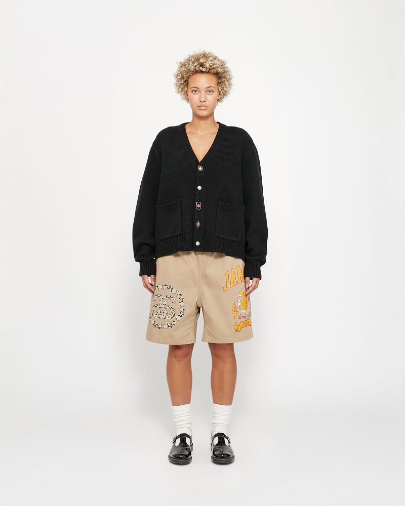 STUSSY DENIM TEARS SUITS CARDIGAN Noir | STUSSY-56174