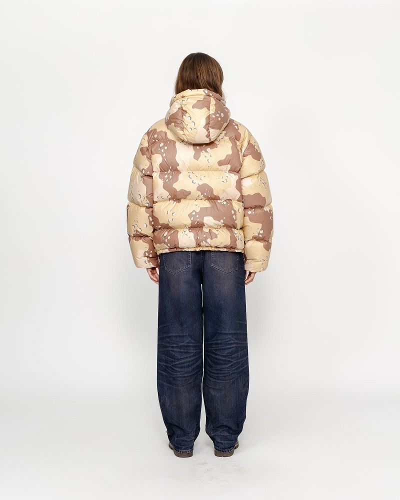 STUSSY DOWN PARKA CAMO RIPSTOP Kaki | STUSSY-56351