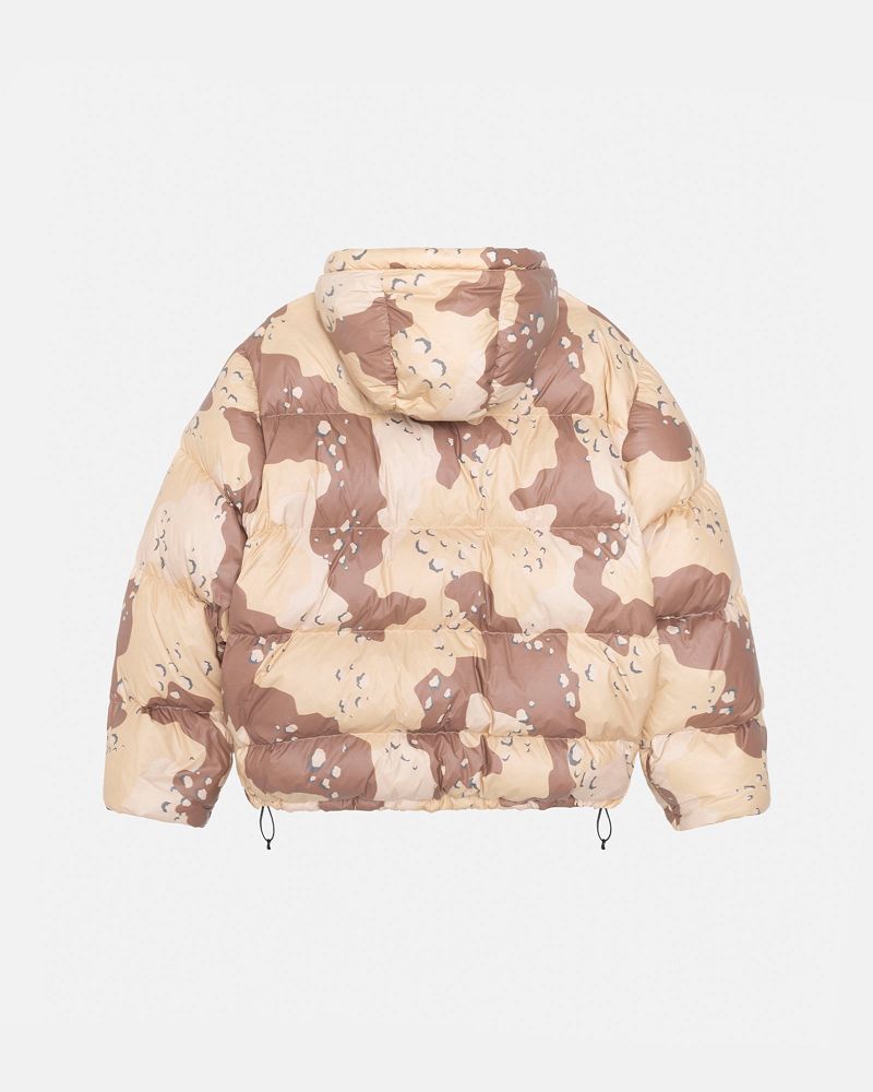 STUSSY DOWN PARKA CAMO RIPSTOP Kaki | STUSSY-56351