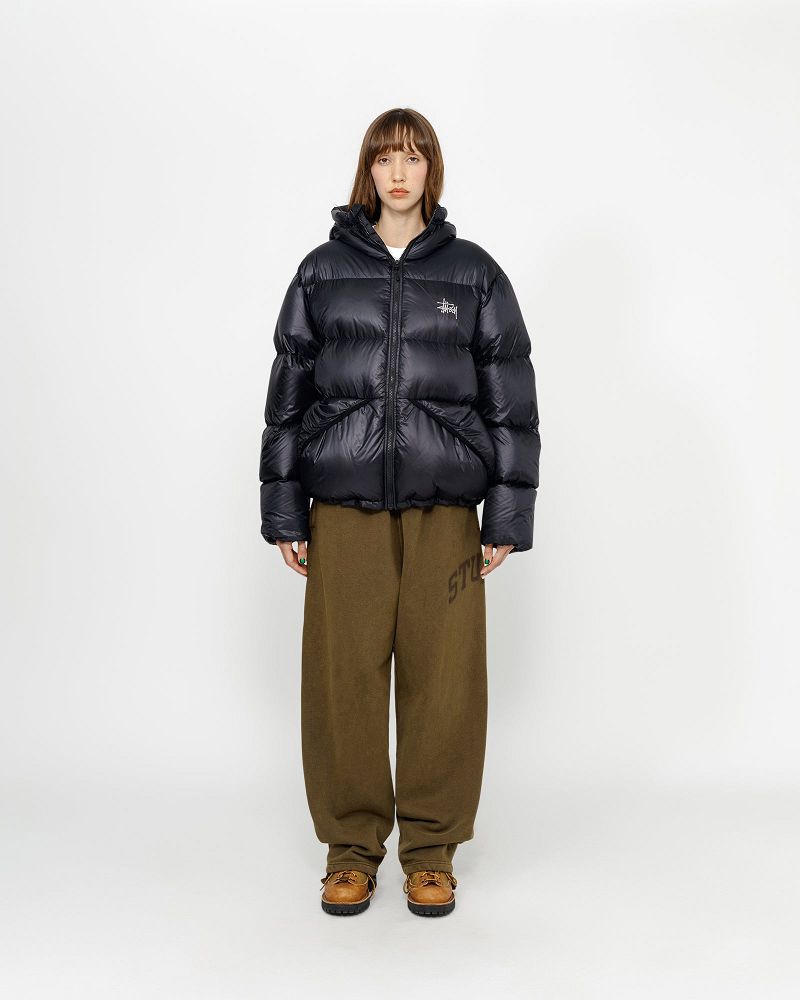 STUSSY DOWN PARKA MICRO RIPSTOP Noir | STUSSY-56354