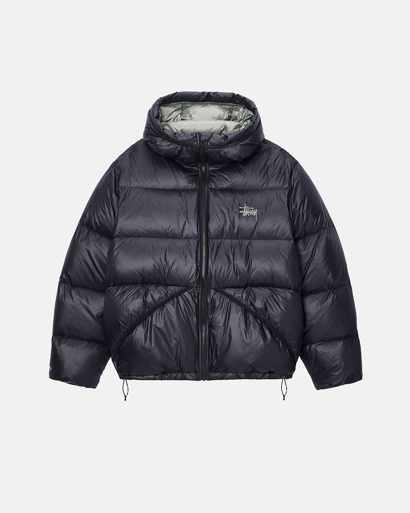 STUSSY DOWN PARKA MICRO RIPSTOP Noir | STUSSY-56354
