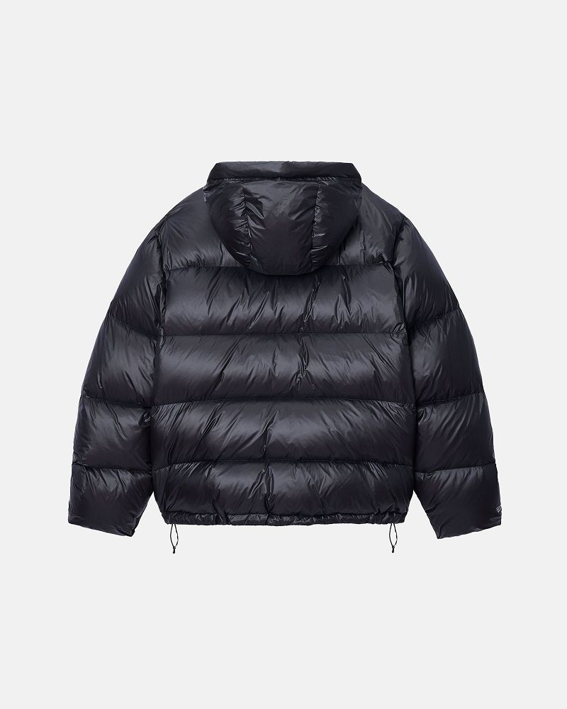 STUSSY DOWN PARKA MICRO RIPSTOP Noir | STUSSY-56354