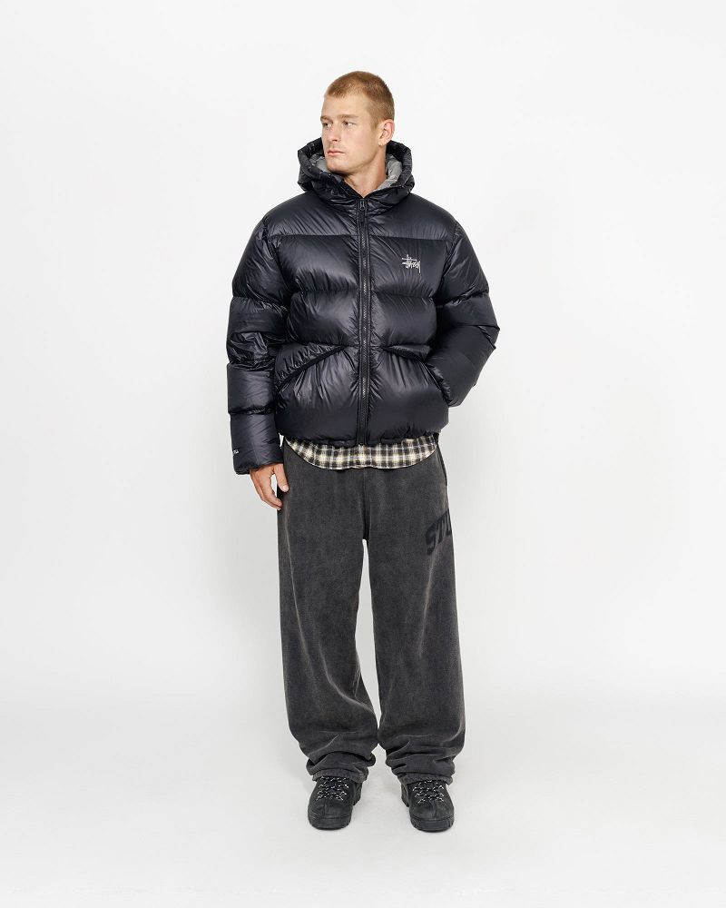 STUSSY DOWN PARKA MICRO RIPSTOP Noir | STUSSY-56354