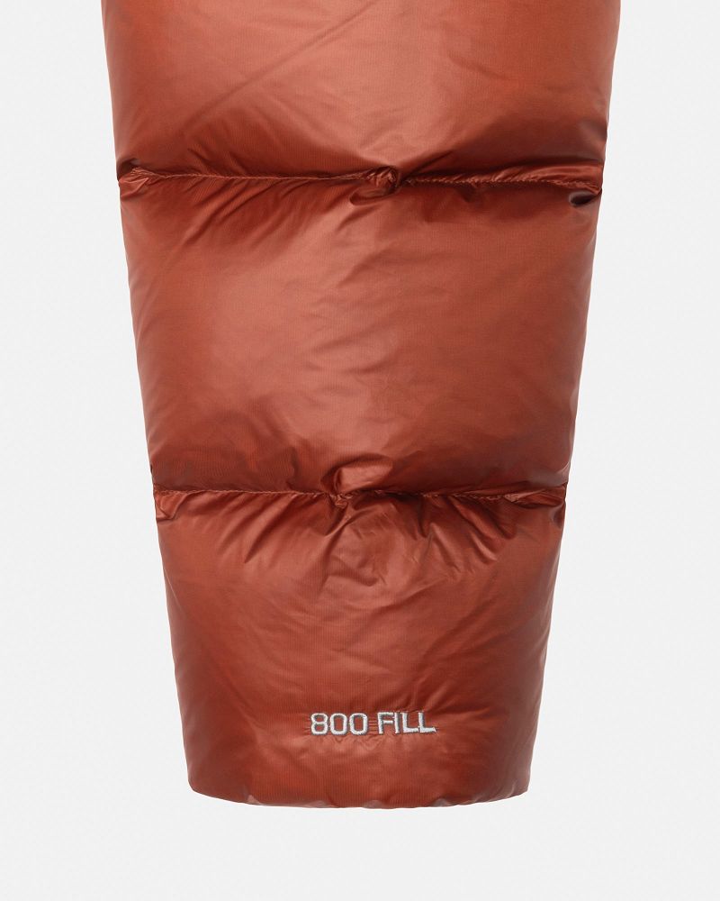 STUSSY DOWN PARKA MICRO RIPSTOP Rouge Foncé | STUSSY-56353