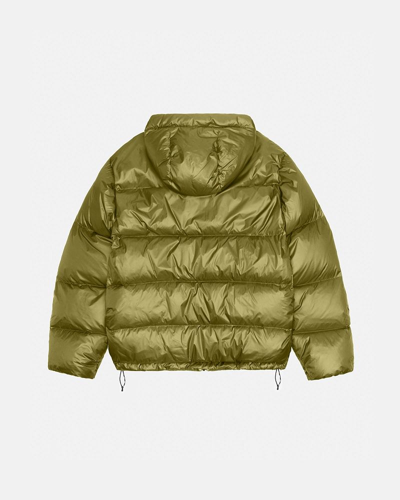 STUSSY DOWN PARKA MICRO RIPSTOP Vert Olive | STUSSY-56352
