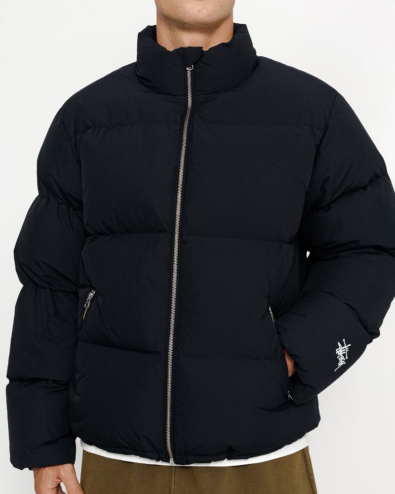 STUSSY DOWN PUFFER NYLON Noir | STUSSY-56364