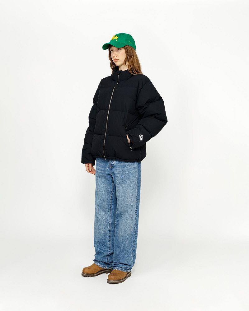 STUSSY DOWN PUFFER NYLON Noir | STUSSY-56364