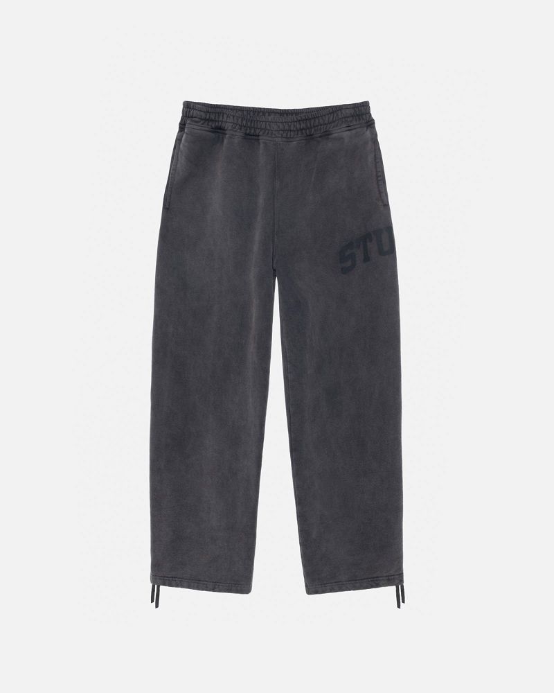 STUSSY FLEECE PANT FADED GRAPHIC Noir | STUSSY-56117