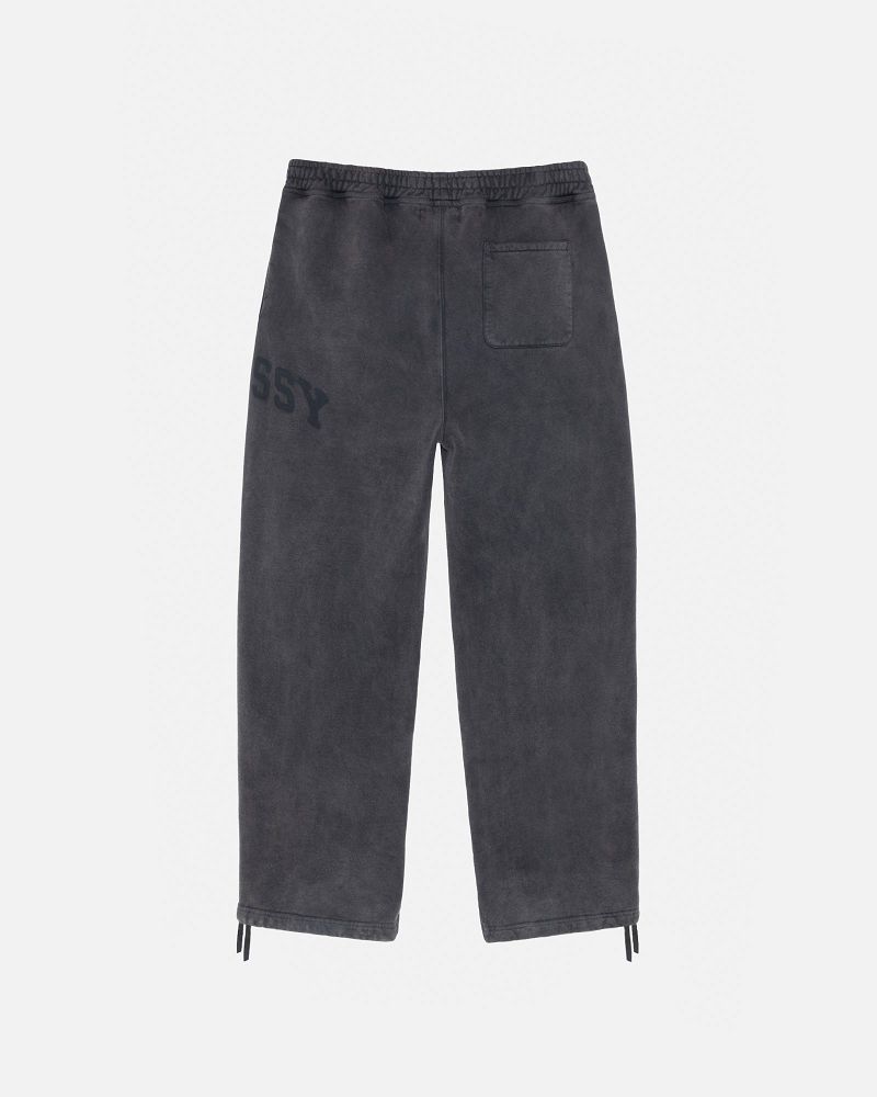 STUSSY FLEECE PANT FADED GRAPHIC Noir | STUSSY-56117