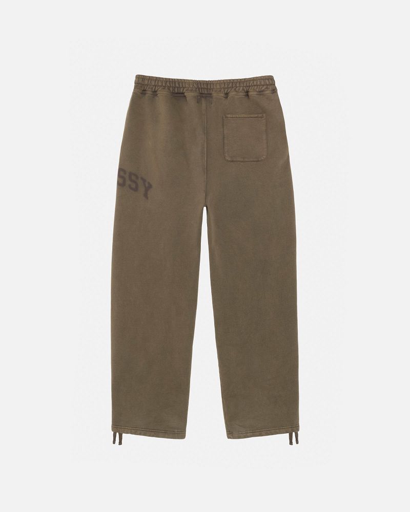 STUSSY FLEECE PANT FADED GRAPHIC Vert Olive | STUSSY-56116