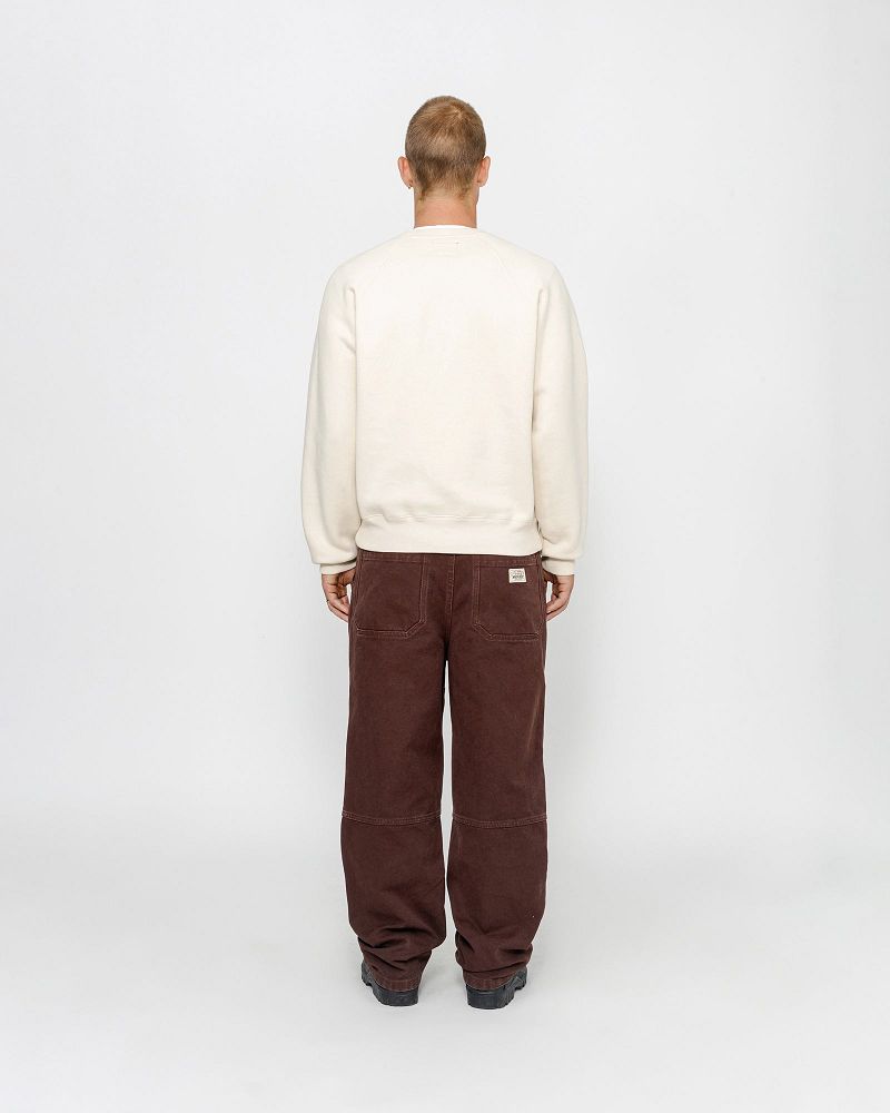 STUSSY FLEECE RAGLAN CREW Beige | STUSSY-56225