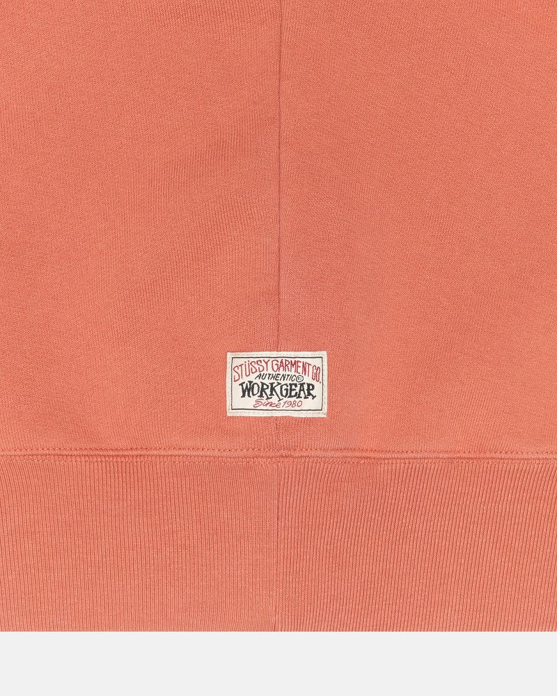 STUSSY FLEECE RAGLAN CREW Rouge Foncé | STUSSY-56228