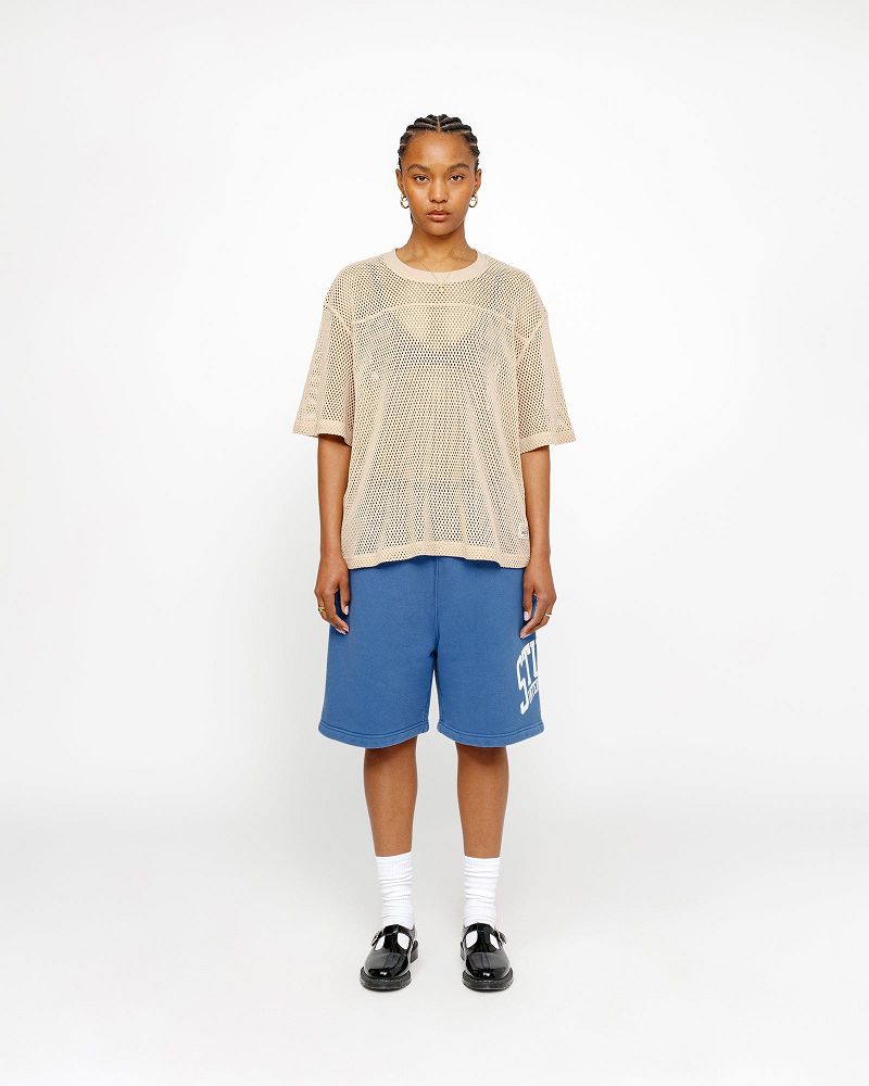 STUSSY FLEECE SHORT INTERNATIONAL Bleu | STUSSY-56044