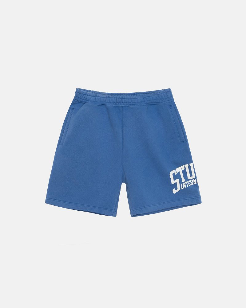 STUSSY FLEECE SHORT INTERNATIONAL Bleu | STUSSY-56044