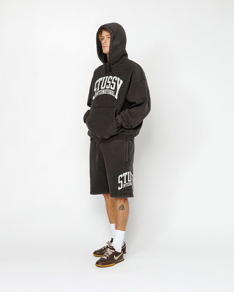 STUSSY FLEECE SHORT INTERNATIONAL Noir | STUSSY-56043