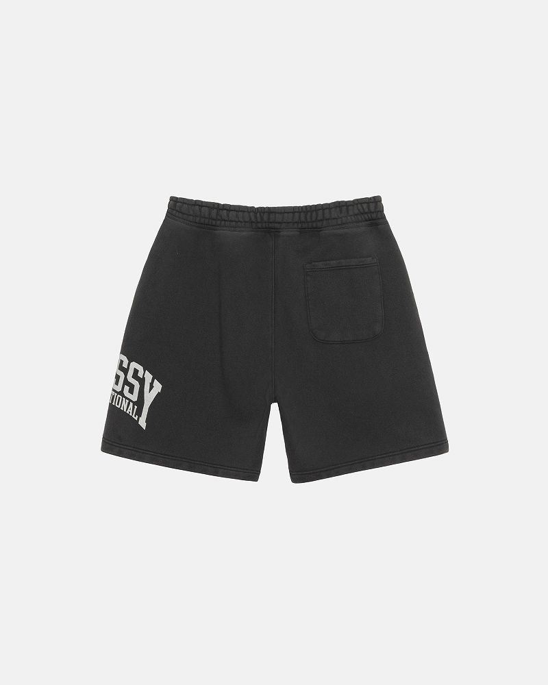 STUSSY FLEECE SHORT INTERNATIONAL Noir | STUSSY-56043