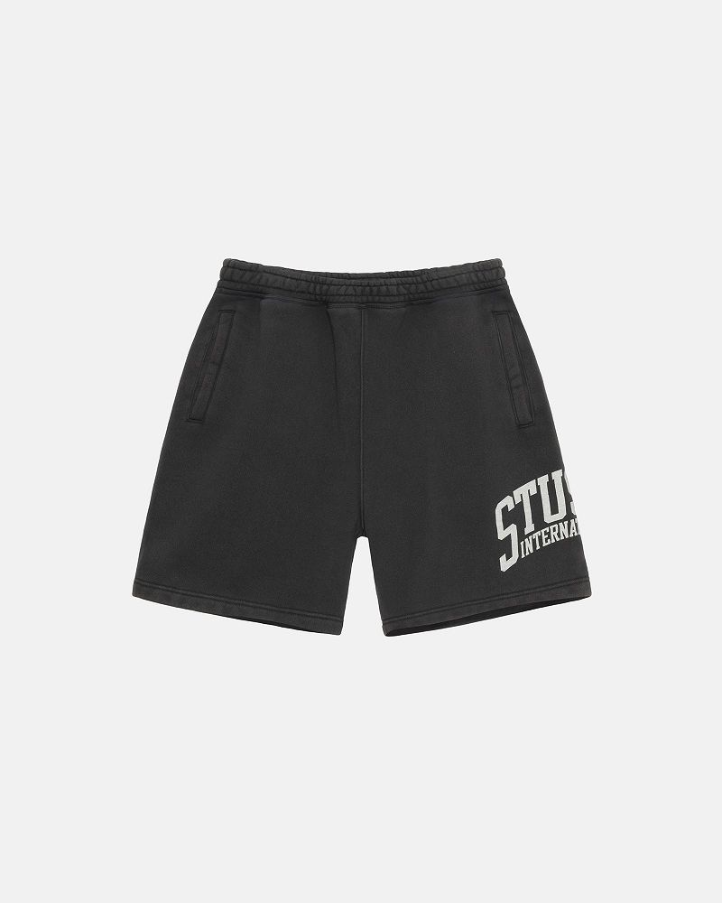 STUSSY FLEECE SHORT INTERNATIONAL Noir | STUSSY-56043