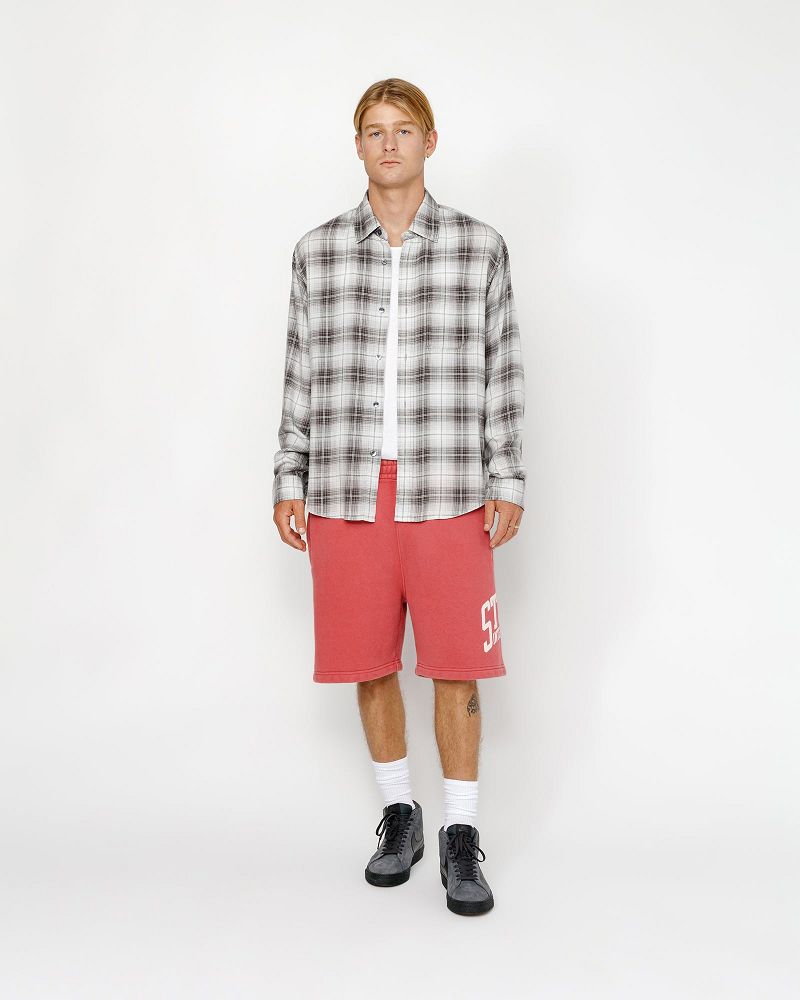 STUSSY FLEECE SHORT INTERNATIONAL Rouge | STUSSY-56045