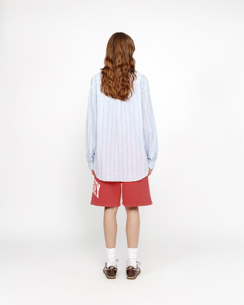 STUSSY FLEECE SHORT INTERNATIONAL Rouge | STUSSY-56045