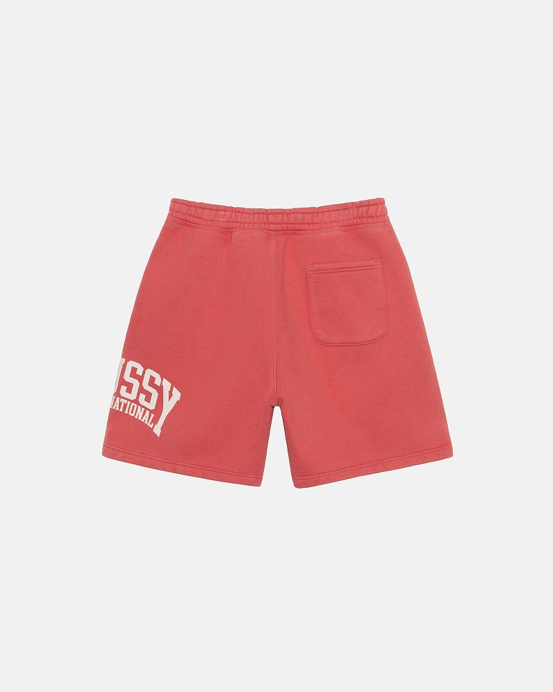 STUSSY FLEECE SHORT INTERNATIONAL Rouge | STUSSY-56045