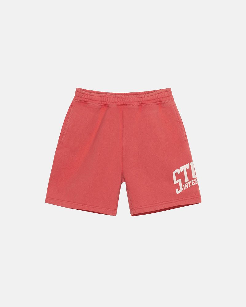 STUSSY FLEECE SHORT INTERNATIONAL Rouge | STUSSY-56045