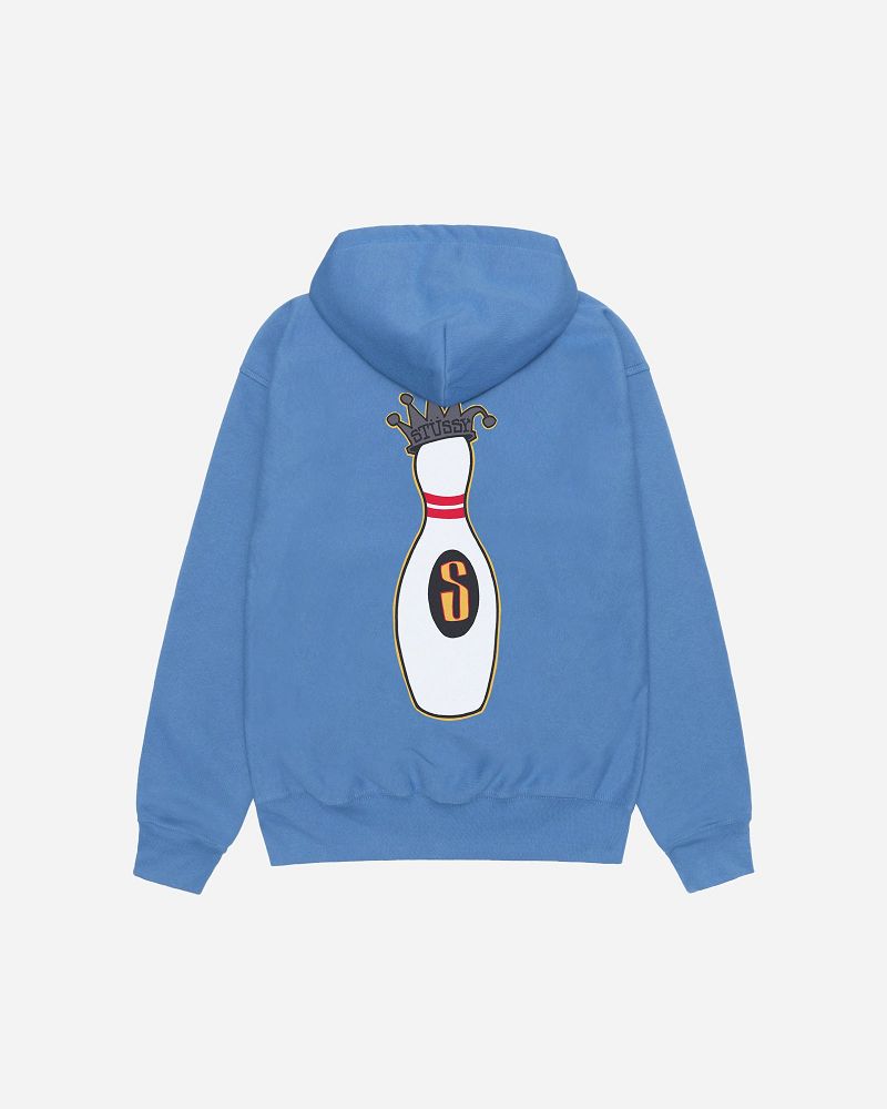 STUSSY KINGPIN ZIP HOODIE Bleu | STUSSY-56236