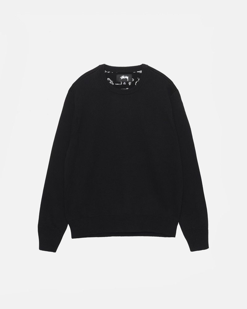 STUSSY LAGUNA ICON SWEATER Noir | STUSSY-56203