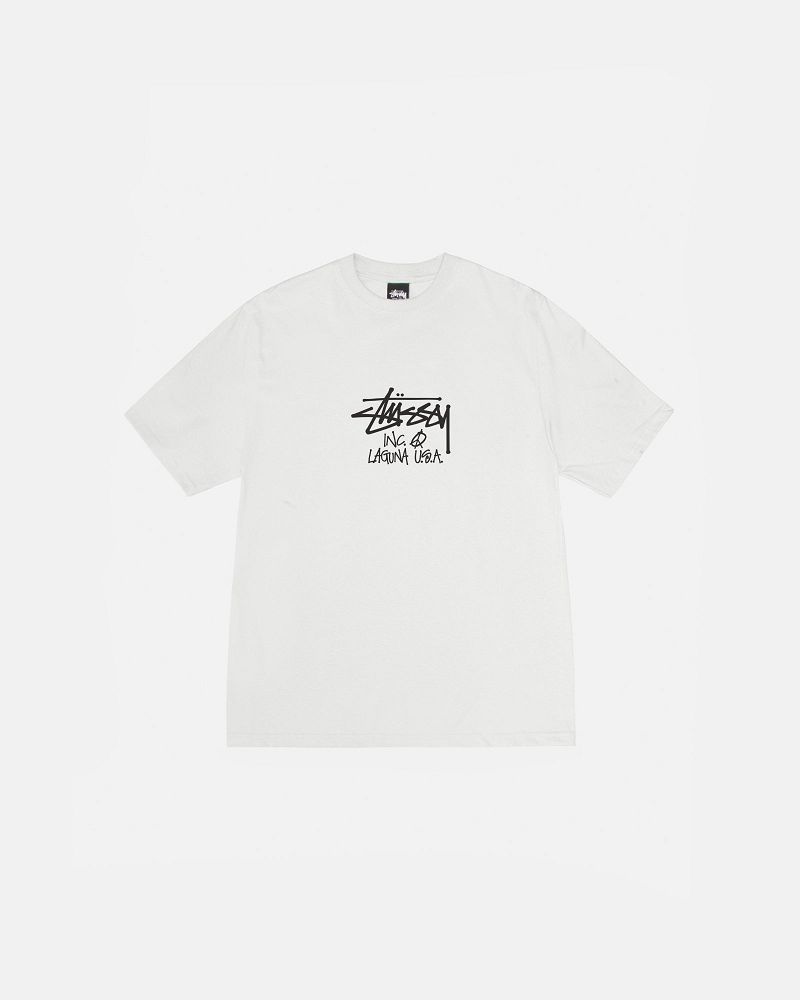 STUSSY LAGUNA USA TEE PIGMENT DYED Beige | STUSSY-56327