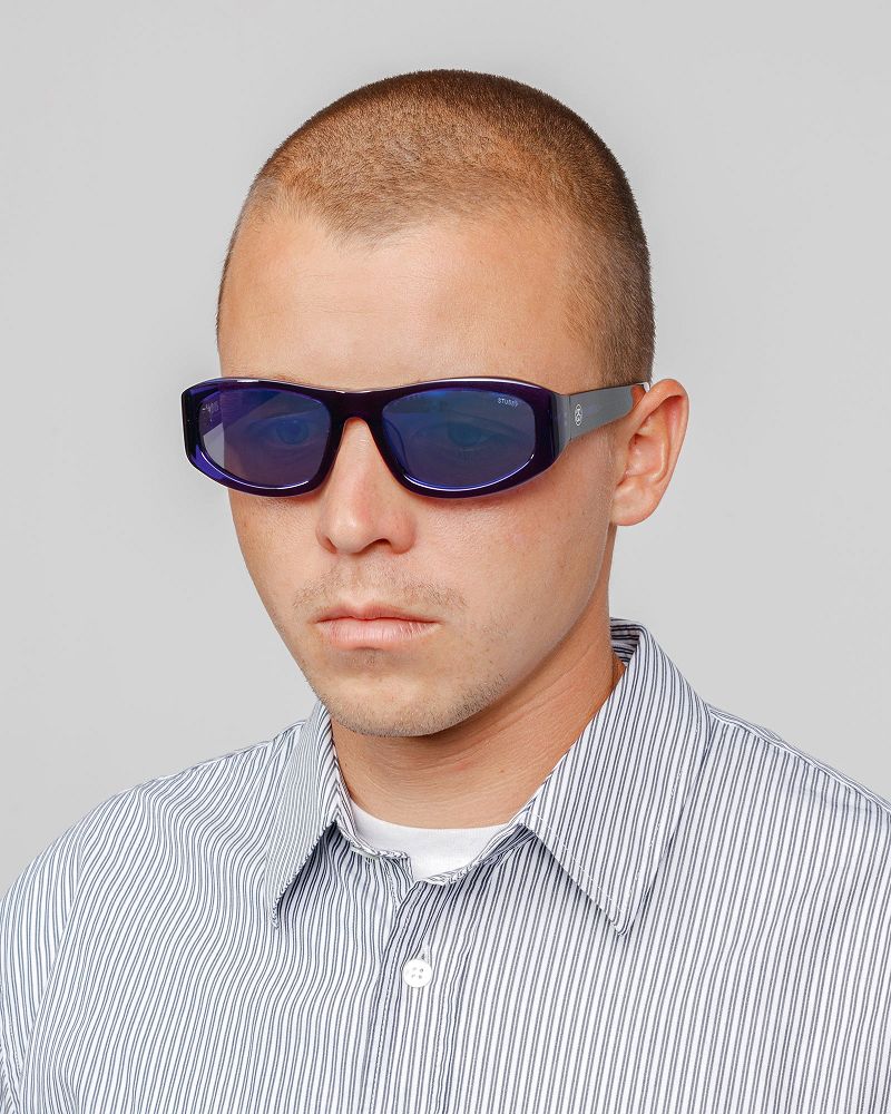 STUSSY LANDON SUNGLASSES Bleu | STUSSY-55922
