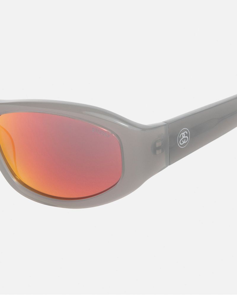 STUSSY LANDON SUNGLASSES Grise Argent | STUSSY-55924