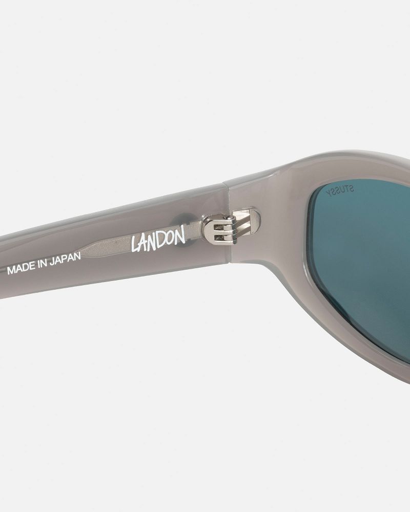 STUSSY LANDON SUNGLASSES Grise Argent | STUSSY-55924