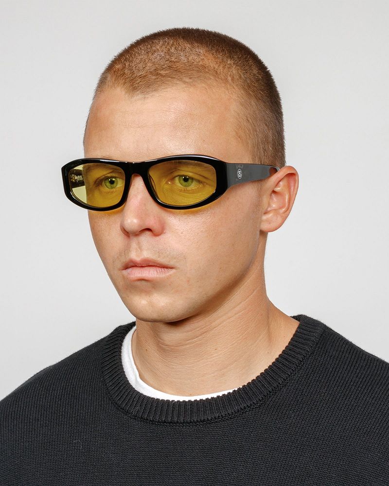STUSSY LANDON SUNGLASSES Noir Jaune | STUSSY-55929