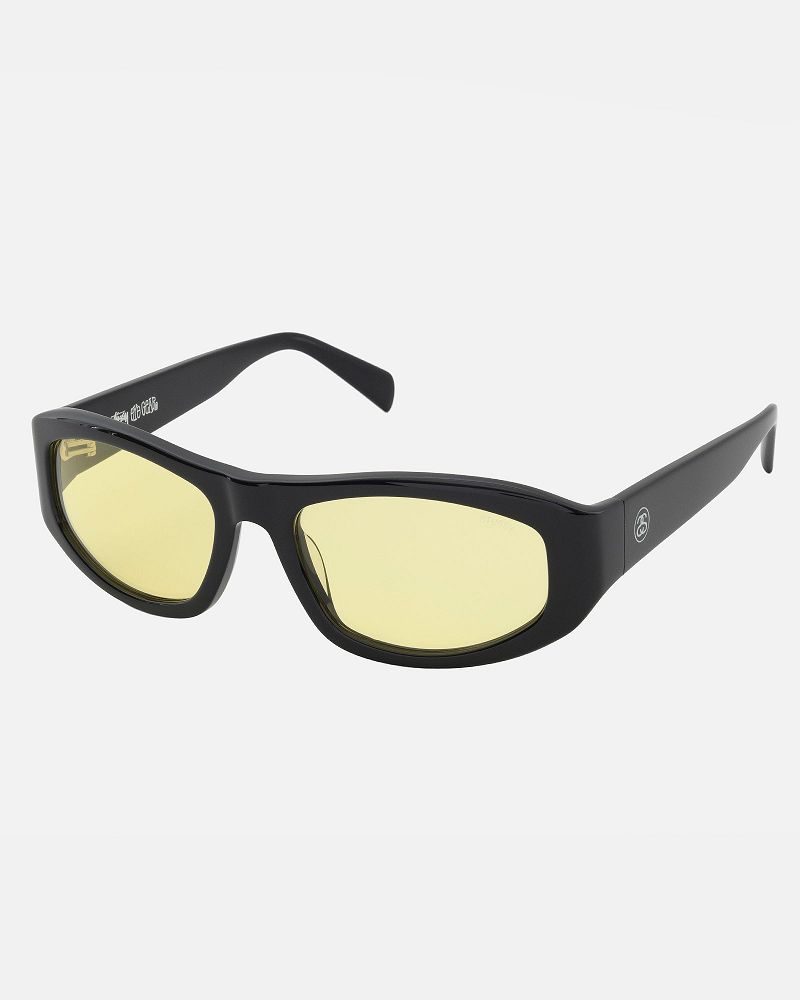 STUSSY LANDON SUNGLASSES Noir Jaune | STUSSY-55929