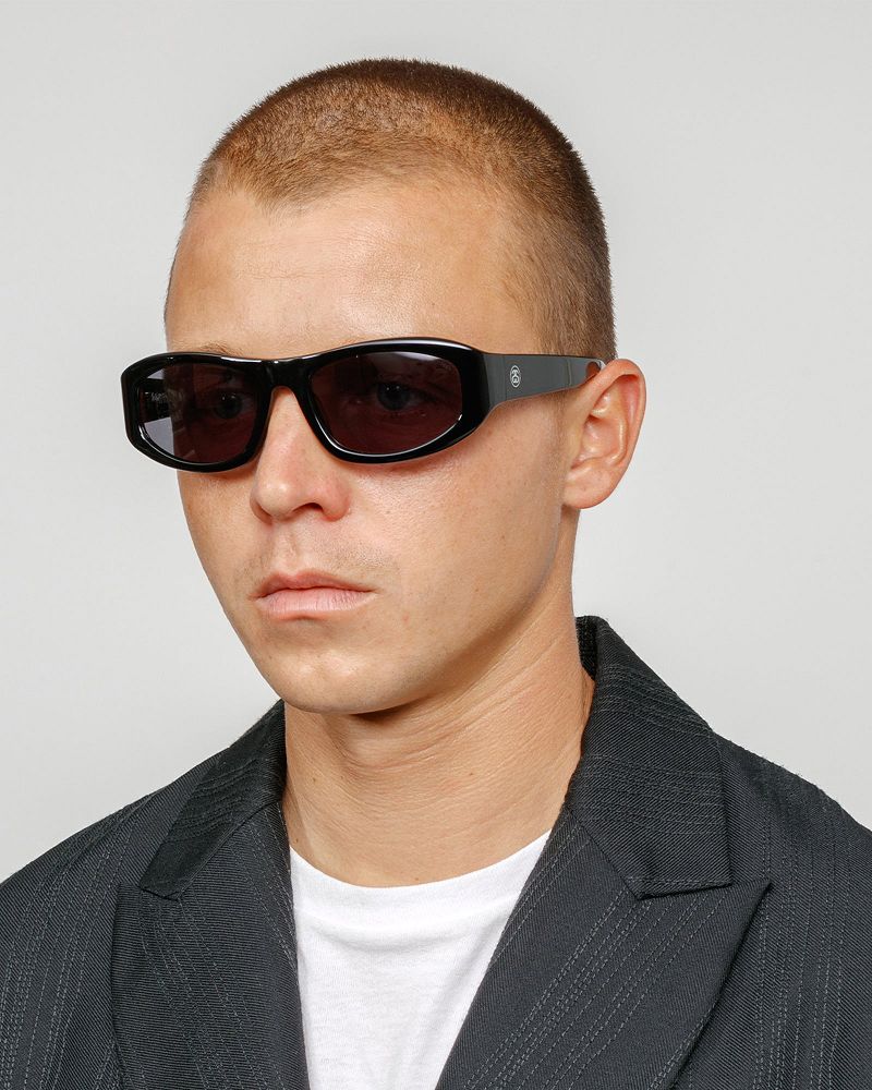 STUSSY LANDON SUNGLASSES Noir Noir | STUSSY-55921