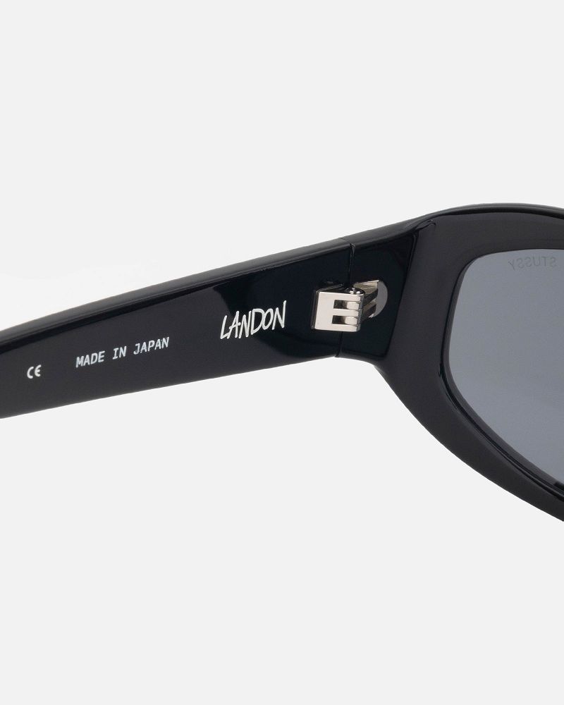 STUSSY LANDON SUNGLASSES Noir Noir | STUSSY-55921