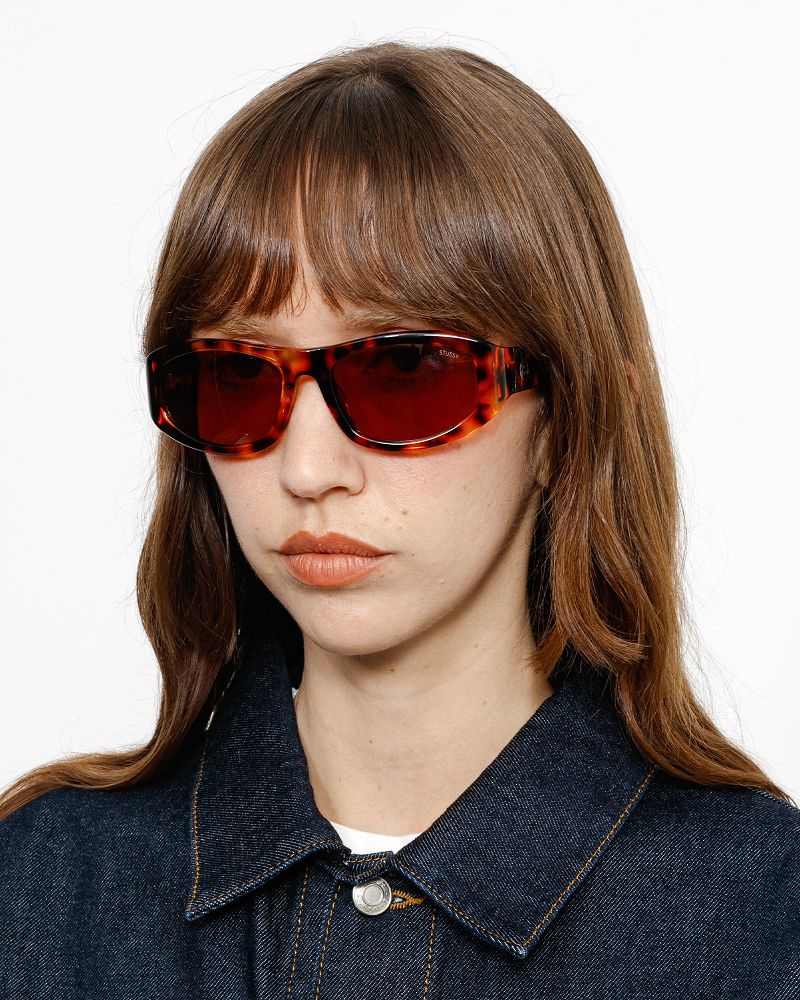 STUSSY LANDON SUNGLASSES Rouge Foncé | STUSSY-55925