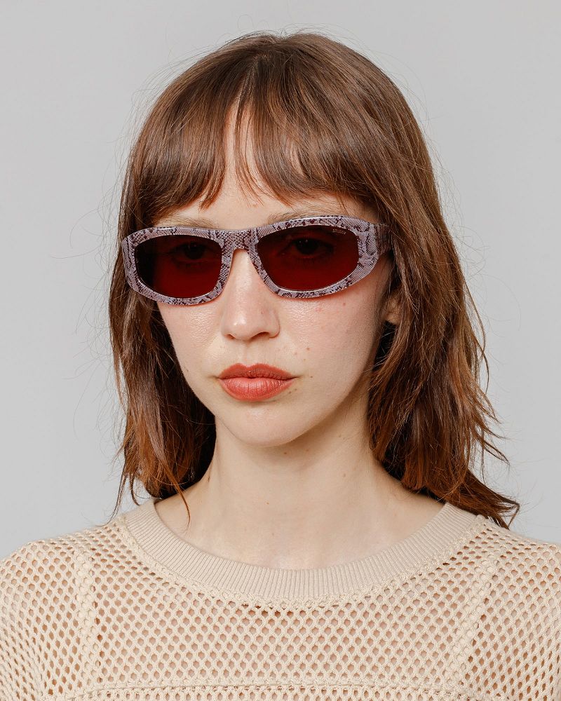 STUSSY LANDON SUNGLASSES Serpent Couleur Chair Marron | STUSSY-55923