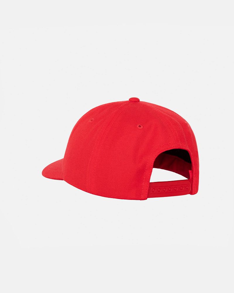 STUSSY LOW PROFILE BENT CROWN SNAPBACK Rouge | STUSSY-55987