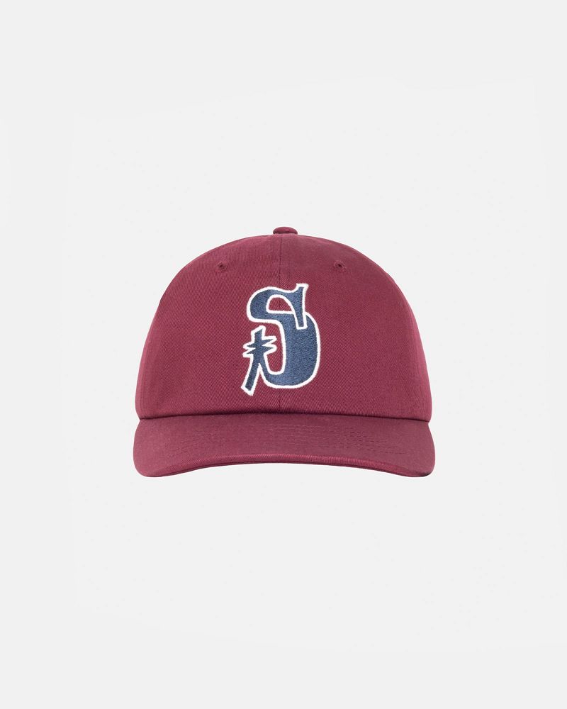 STUSSY LOW PROFILE VINTAGE S SNAPBACK Bordeaux | STUSSY-55988