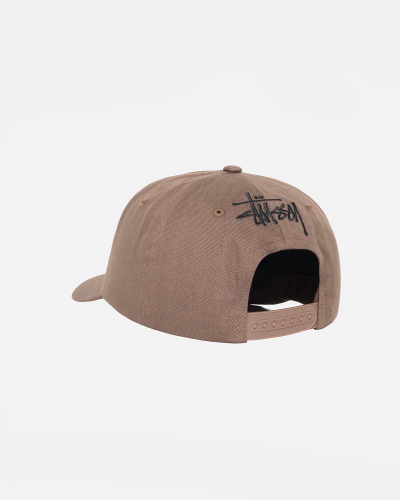 STUSSY LOW PROFILE VINTAGE S SNAPBACK Marron | STUSSY-55989